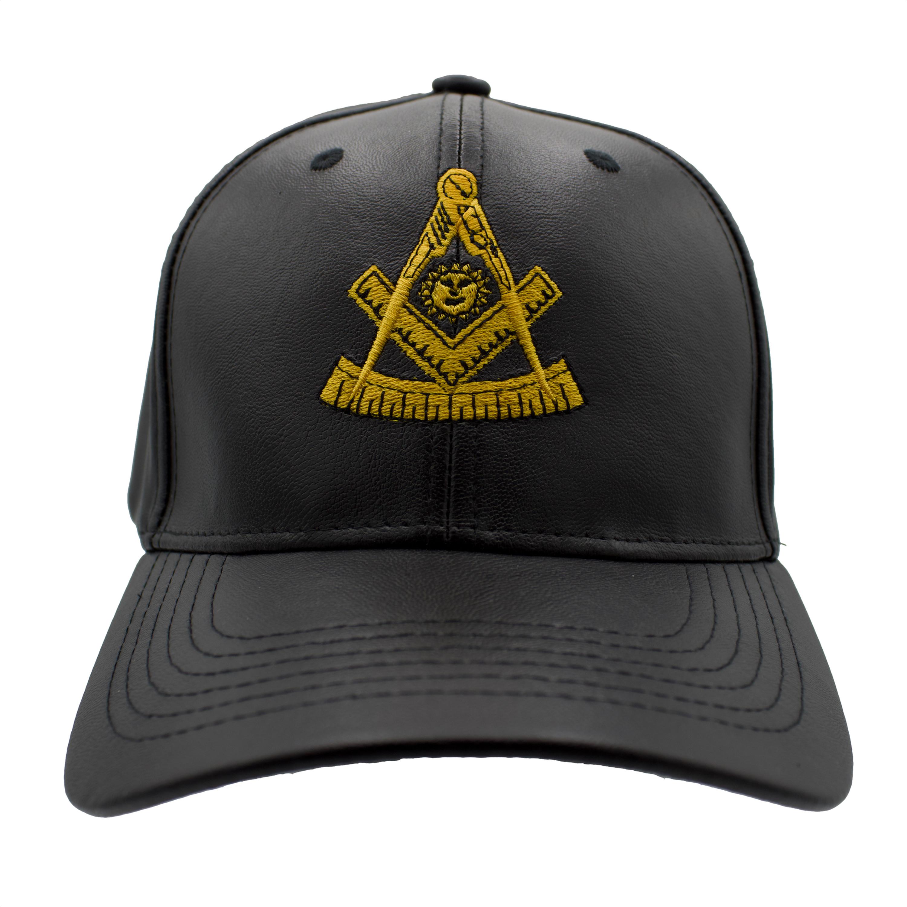 Past Master PU Leather Cap - Black image