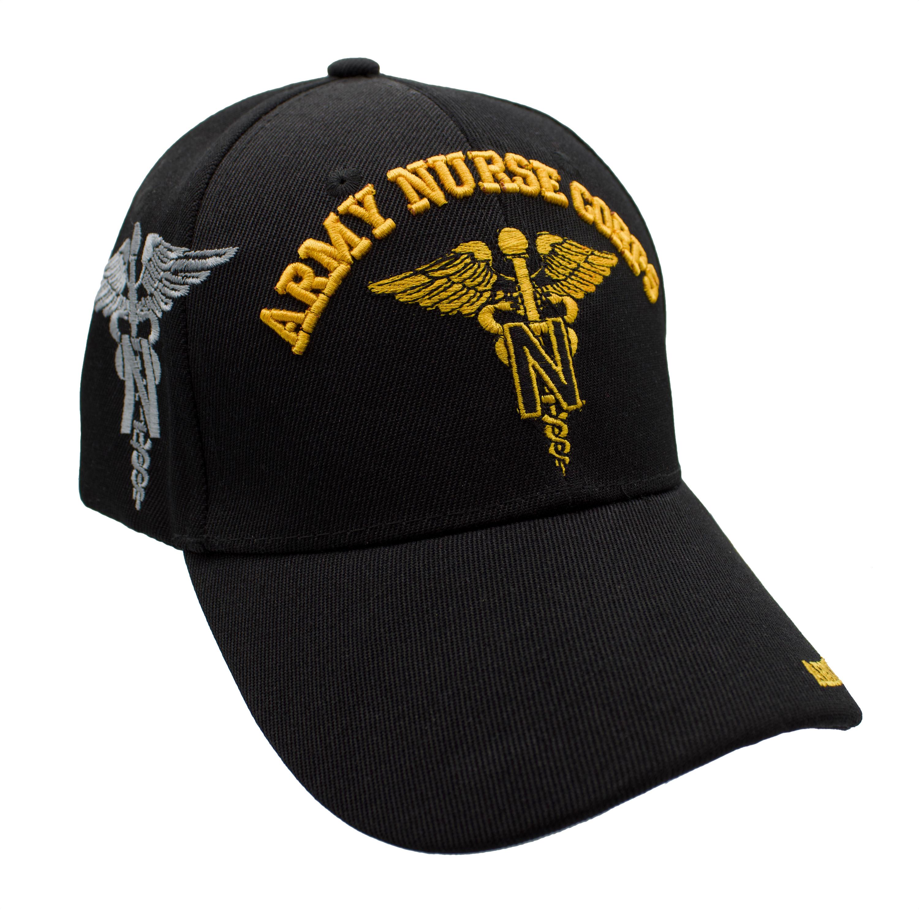 Army Nurse Corps Shadow Cap - Black
