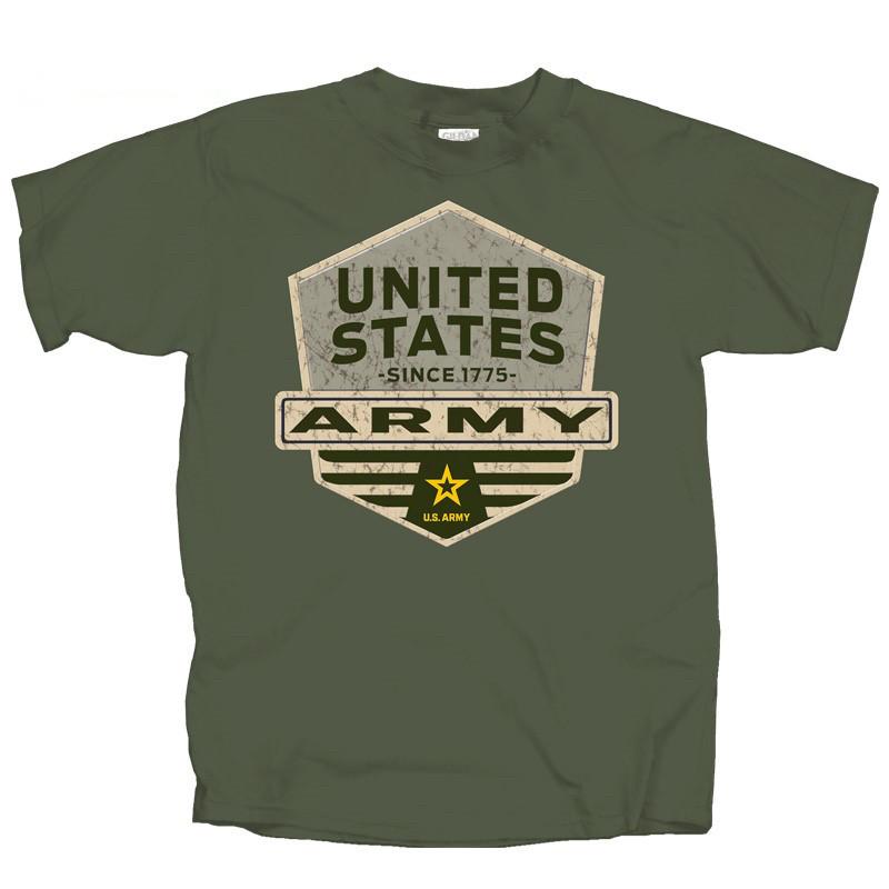 Army Hex Shield T-Shirt - Olive Green image