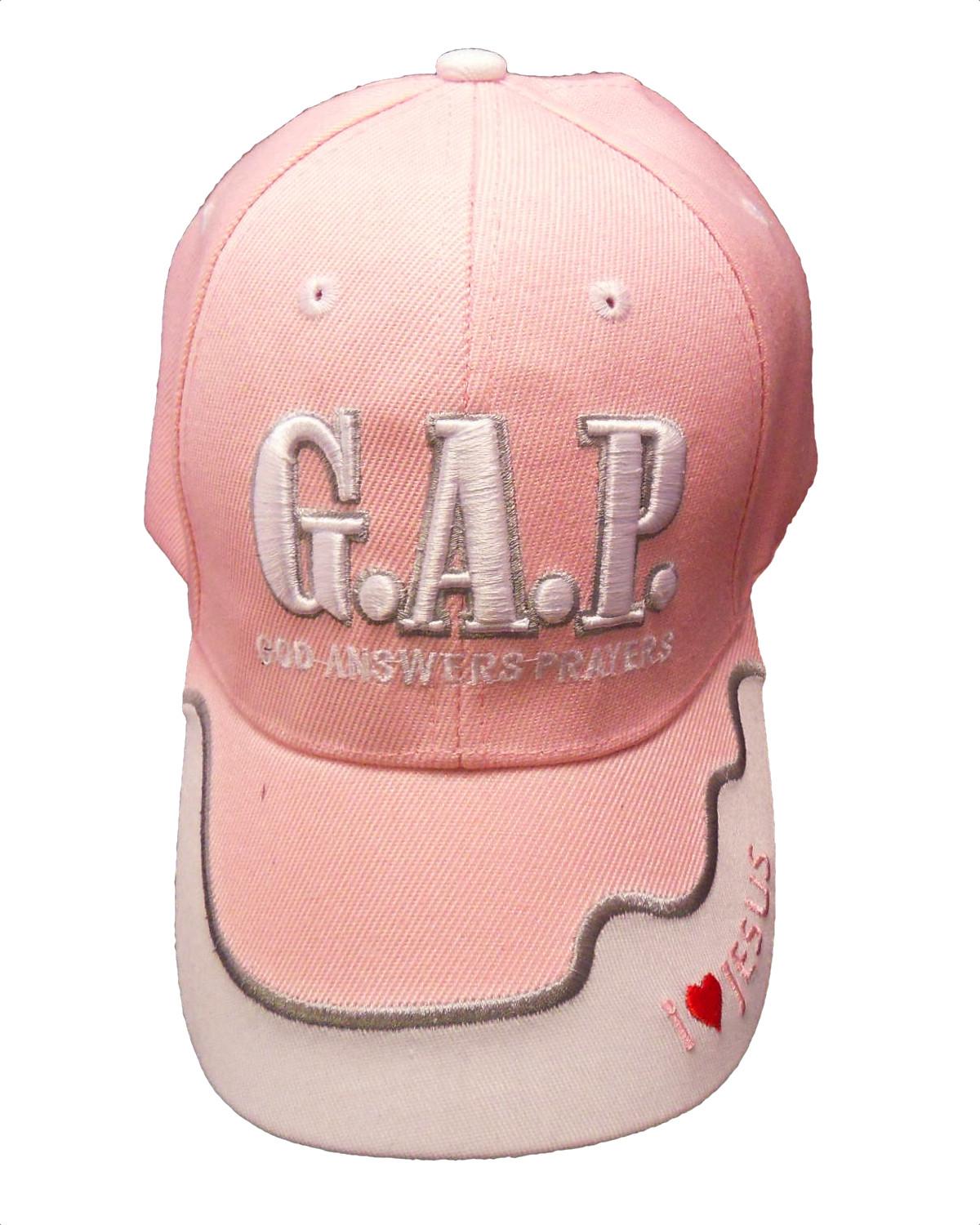GAP God Answers Prayers Cap - Pink image