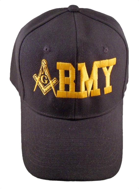 Army Mason Cap - Black (6 Pieces) image