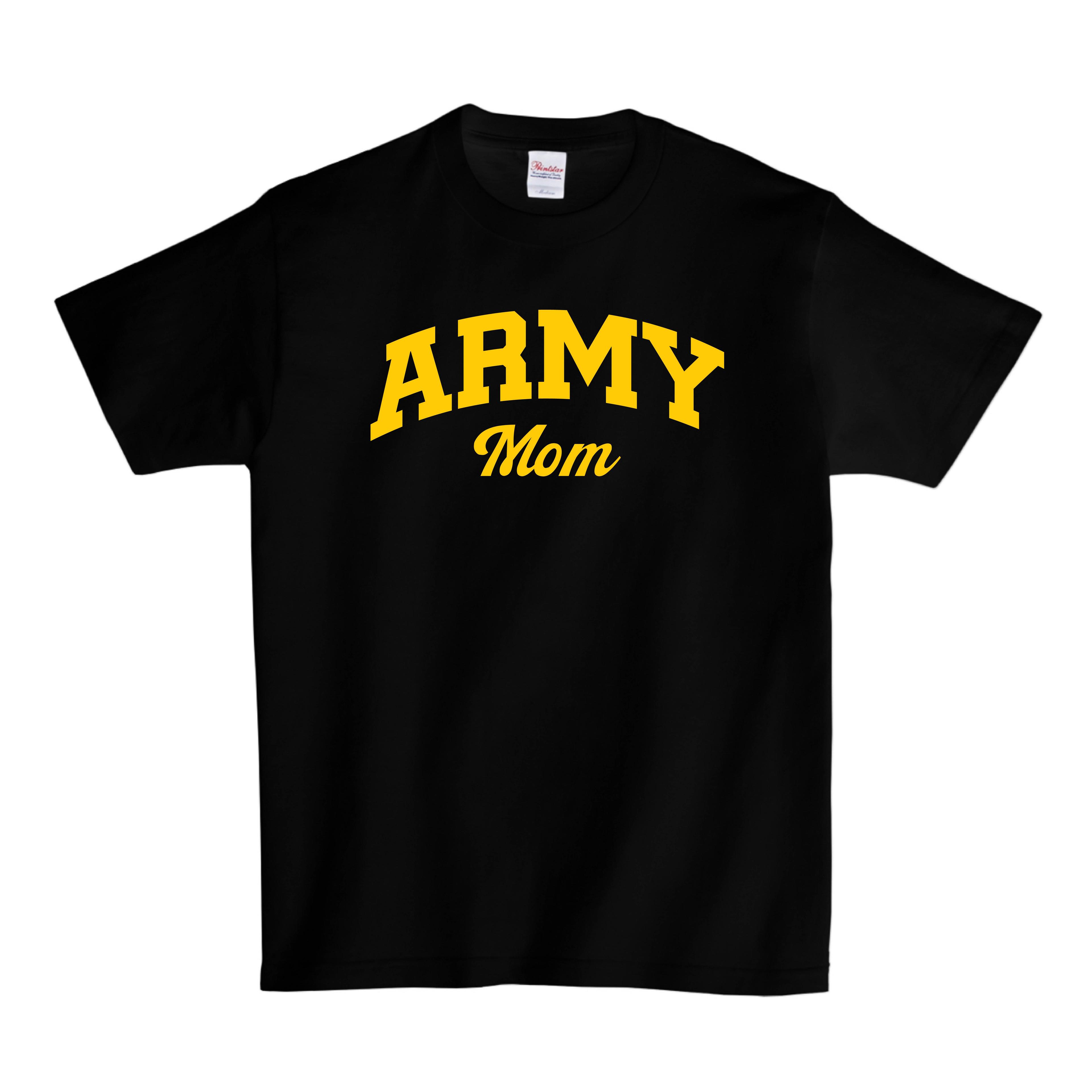 Army Mom T-Shirt - Black
