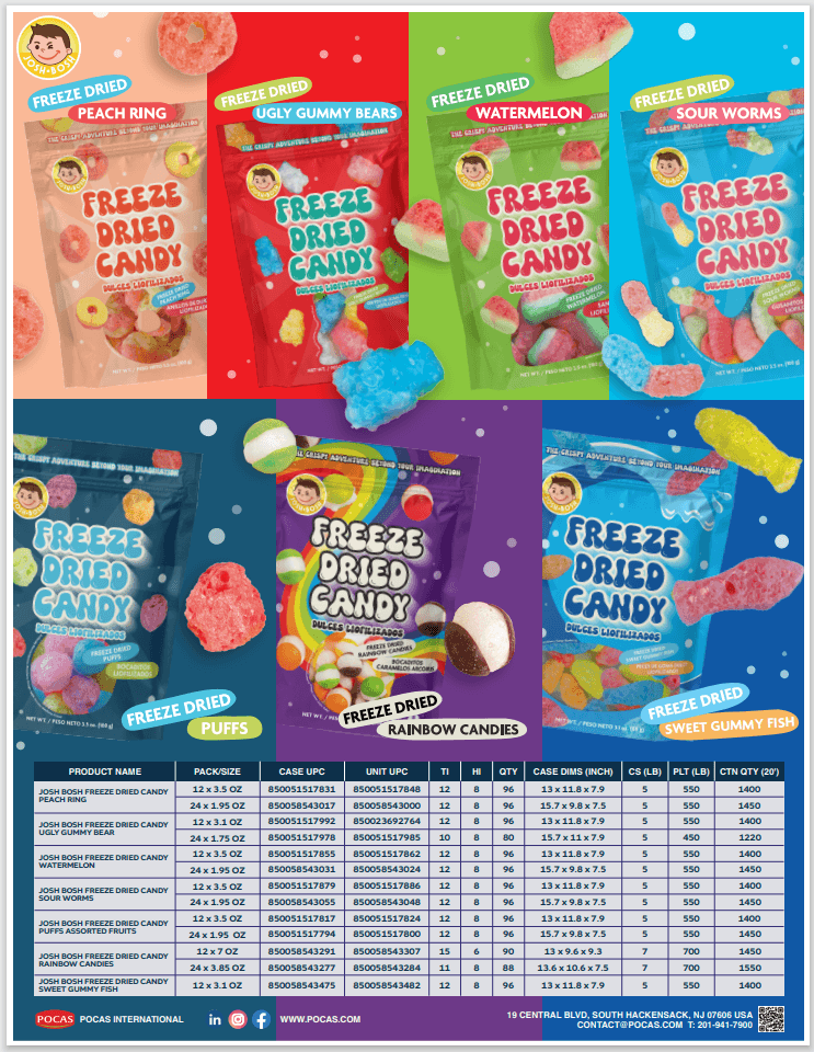 POCAS Freeze Dried Candy