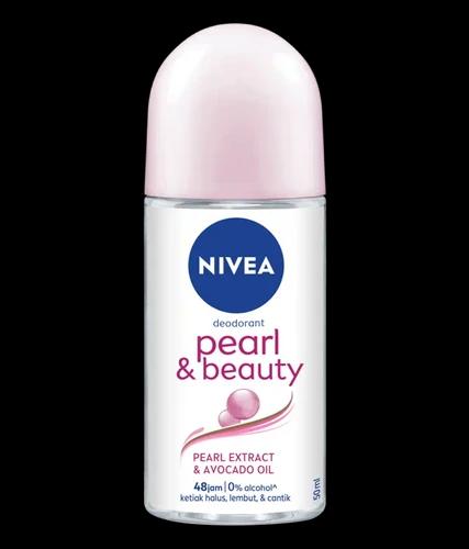 Nivea Deodorant Roll-On, Pearl & Beauty, 50ML (24 PACK) image