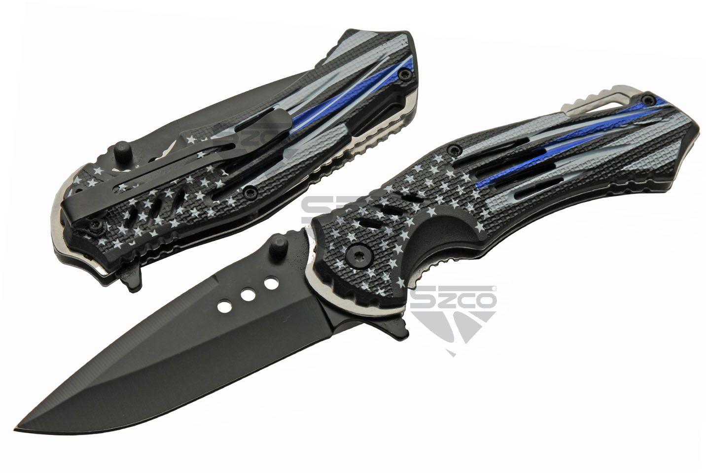 4.75 Inch Police Flag Liner Lock image