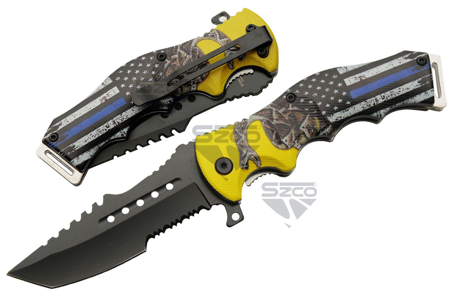 4.75 Inch Police Patriot Folder