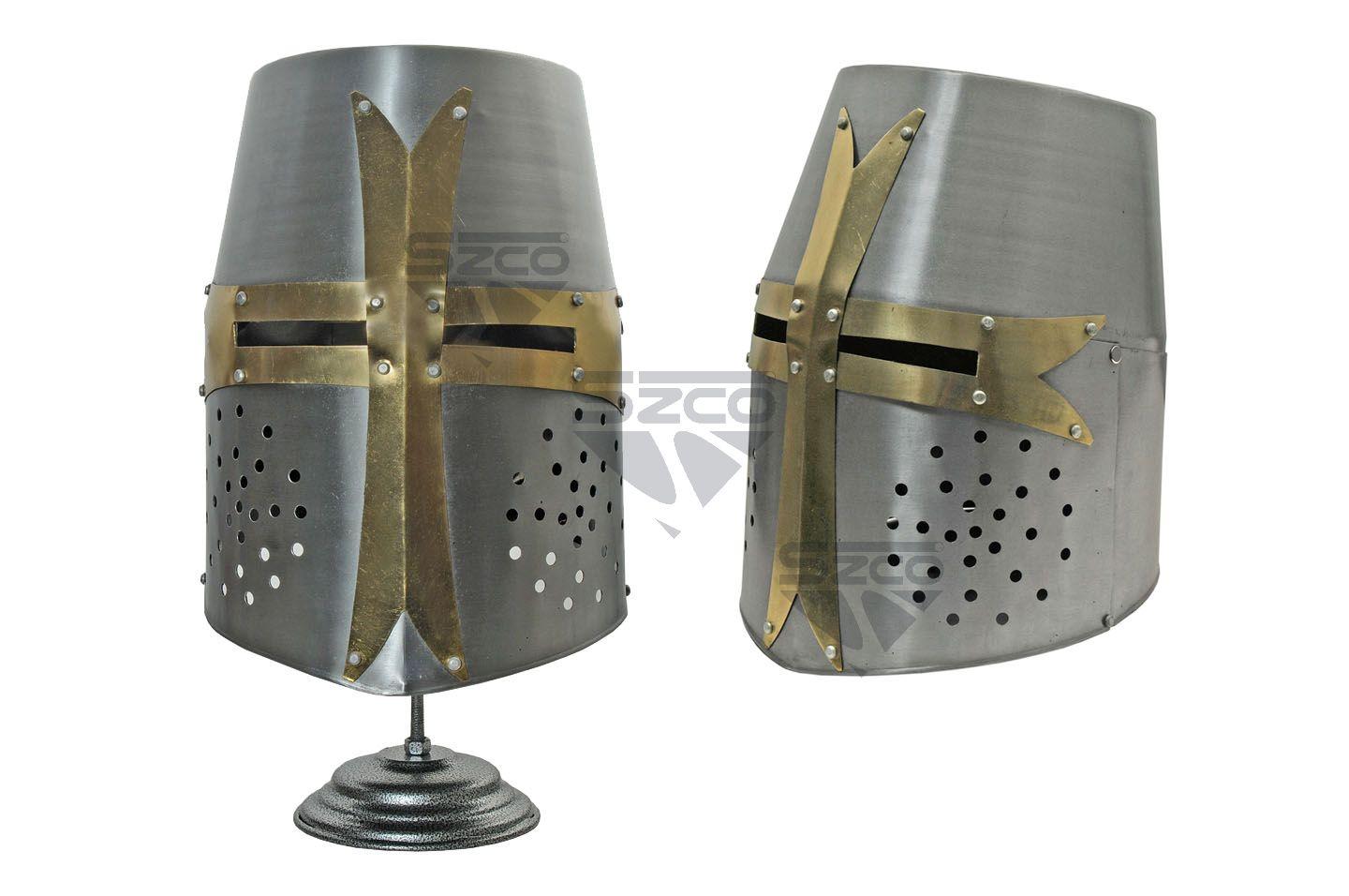Crusader Helmet With Stand