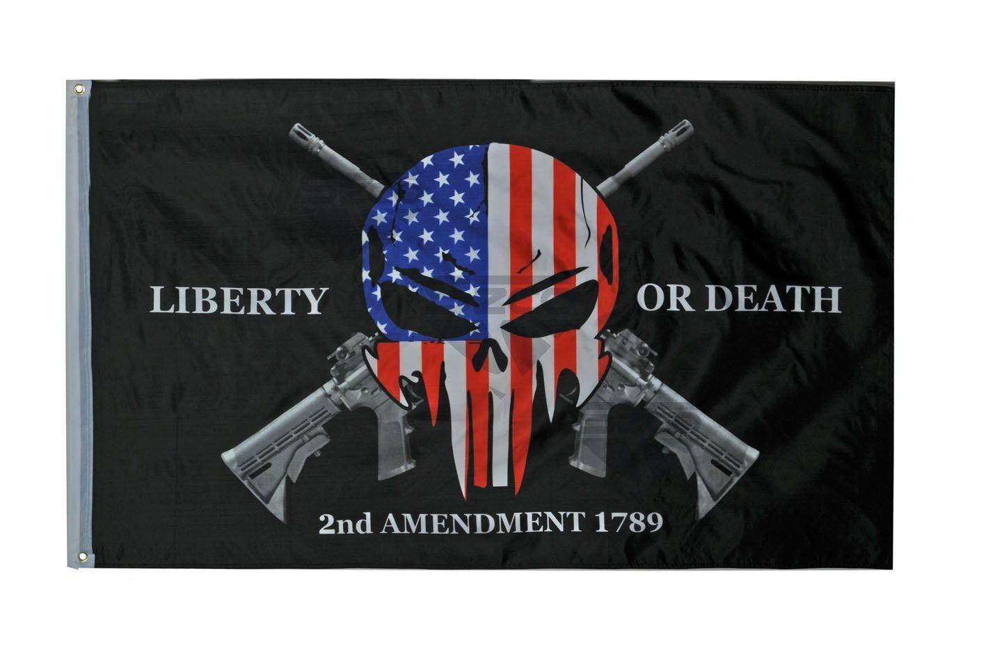 3X5 Liberty Death 1789 Flag image