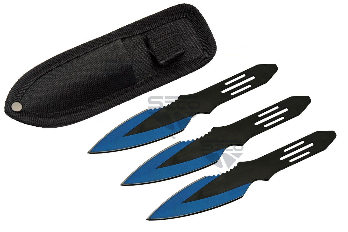 5.5 Inch 3 Piece Blue Throwing SET image
