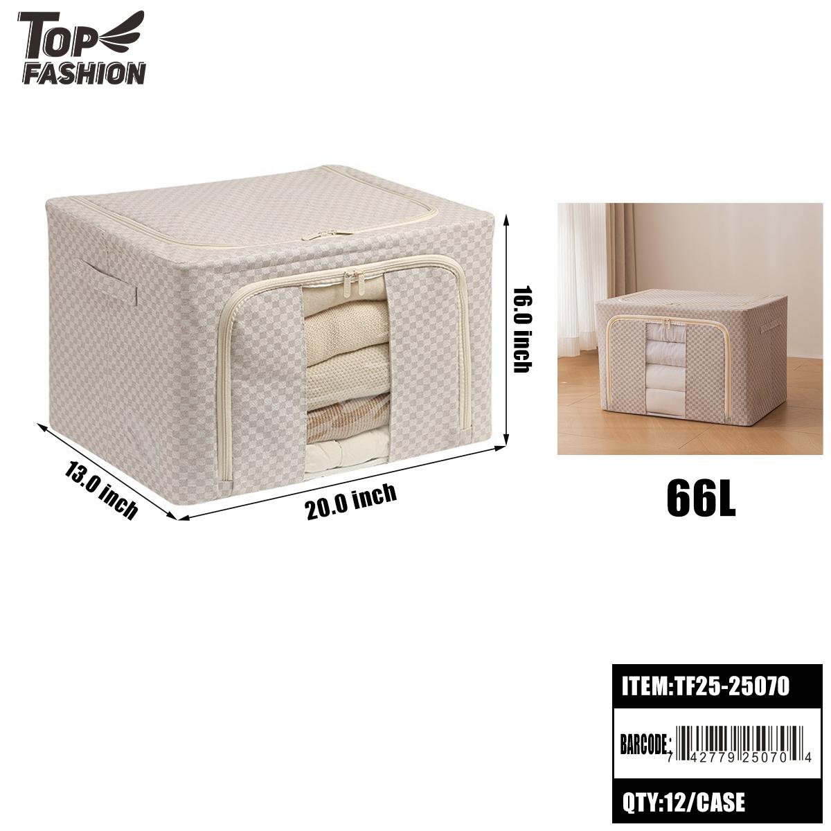 66L FOLDABLE STORAGE BOX 12PC/CS (TF25-25070) image