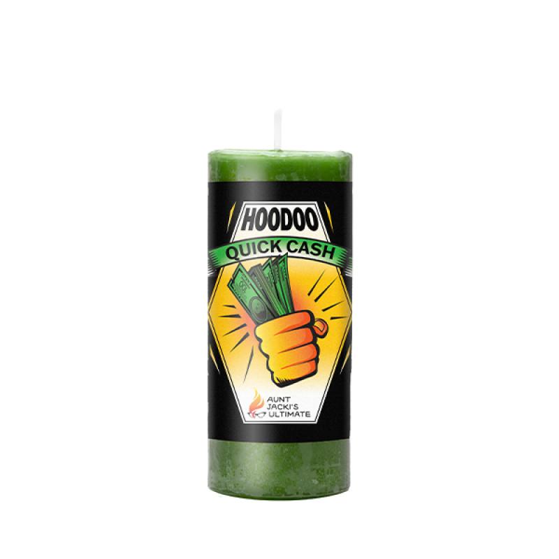 Aunt Jacki's Ultimate Hoodoo Quick Cash Candle image