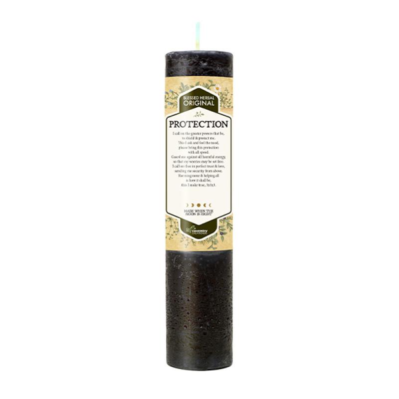Blessed Herbal Protection Candle image