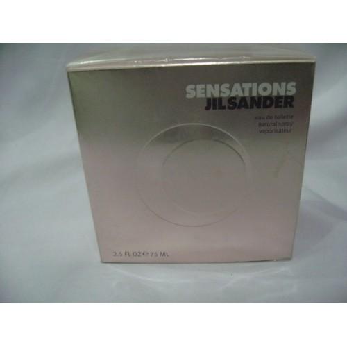SENSATIONS JIL SANDER 2.5 FL oz / 75 ML Eau De Toilette Spray Sealed Box image