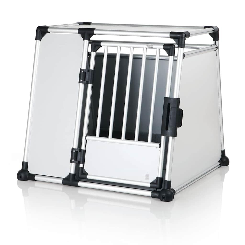TRIXIE Pet Crate Light Grey Aluminum XL Durable Pet Crate image