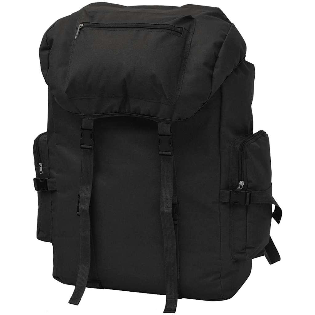 vidaXL Army-Style Backpack 17.2 gal Black image