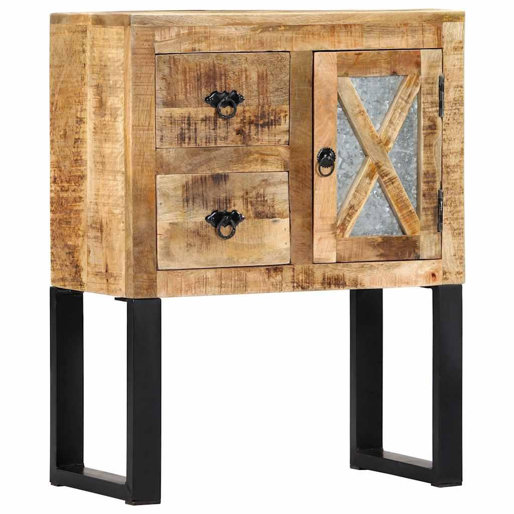 vidaXL Sideboard 23.6"x11.8"x29.9" Solid Wood Mango image