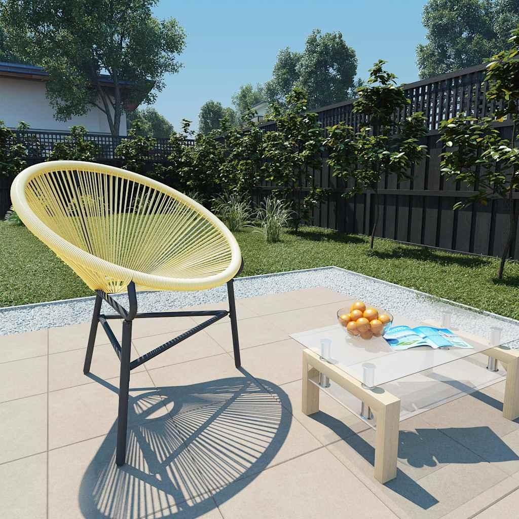 vidaXL Patio Acapulco Chair Poly Rattan Beige image