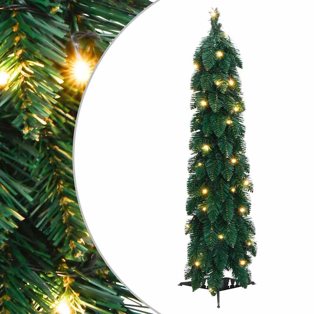 vidaXL Fake Christmas Tree Green PVC Small Fake Christmas Tree image