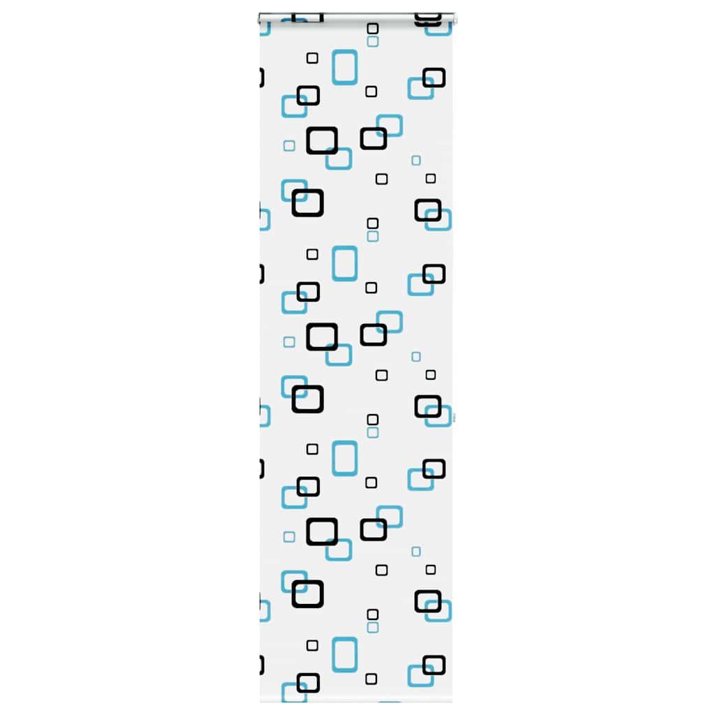 vidaXL Shower Roller Blind Transparent with bubble pattern PEVA Standard image