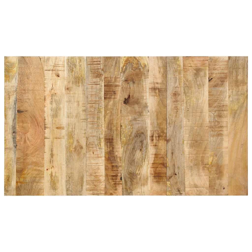 vidaXL Headboard Rough Mango Wood Solid Mango Wood Full Wood Grain image