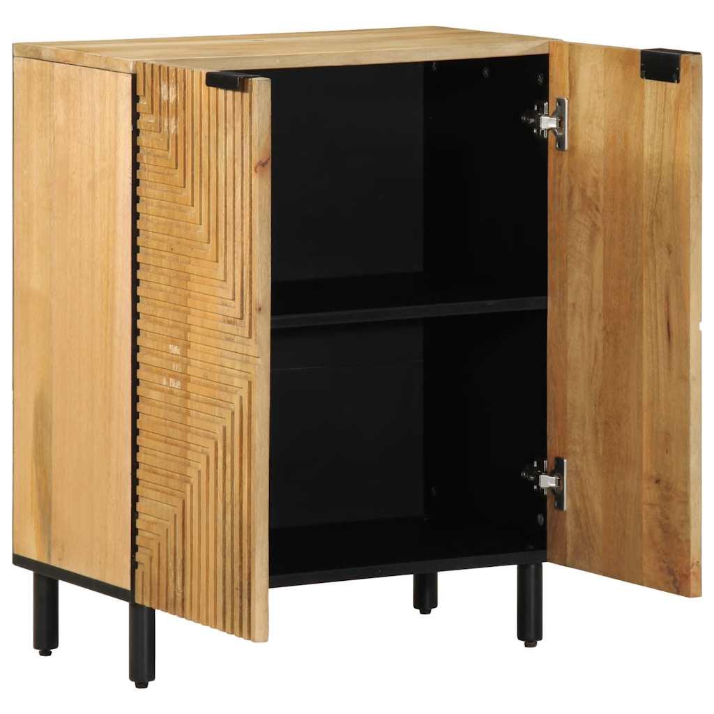 vidaXL Sideboard Mango Desert Brown Solid Mango Wood Sideboard image