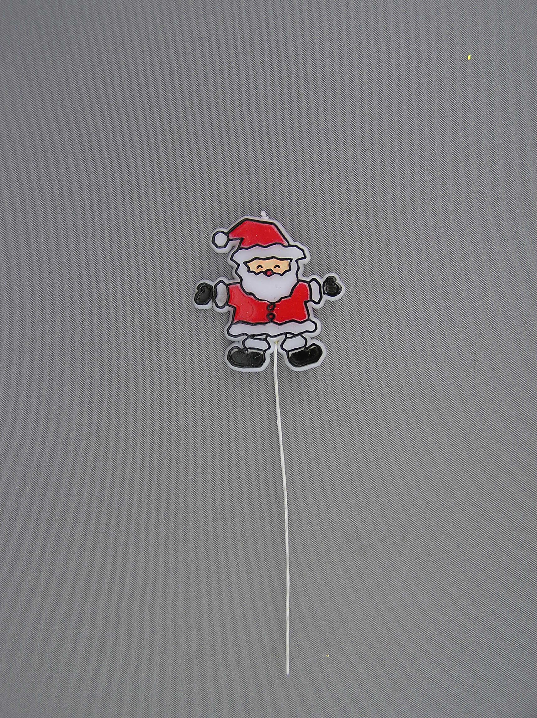 Santa Cupcake Pick Christmas Decoration (lot of 24) Sale Item image