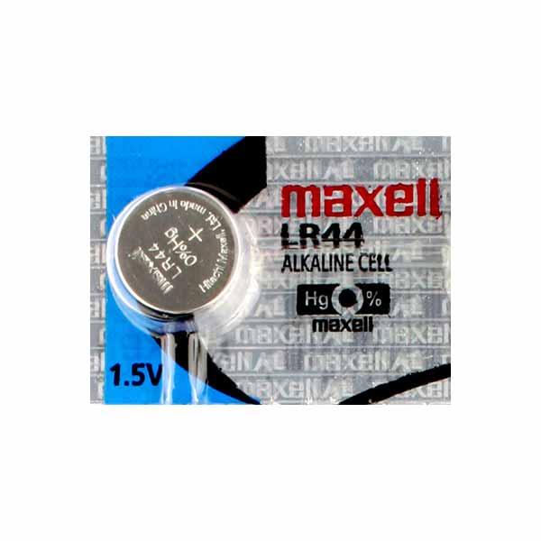 Maxell LR44 1.5V Alkaline Coin Cell Battery Hologram Packaging image