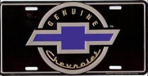 Genuine Chevrolet Metal License Plate image