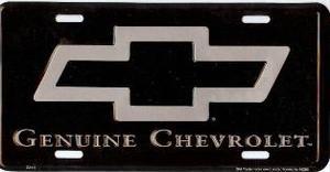 Genuine Chevrolet Bowtie Metal License Plate image