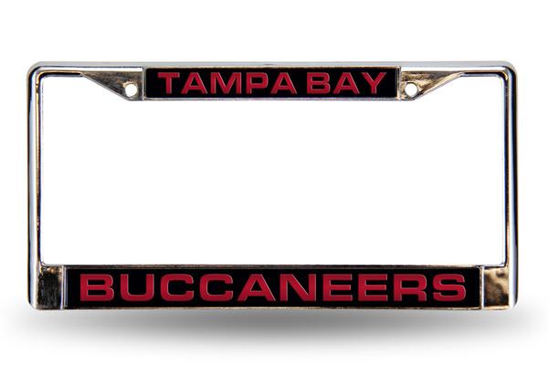 Tampa Bay Buccaneers Laser Chrome License Plate Frame image