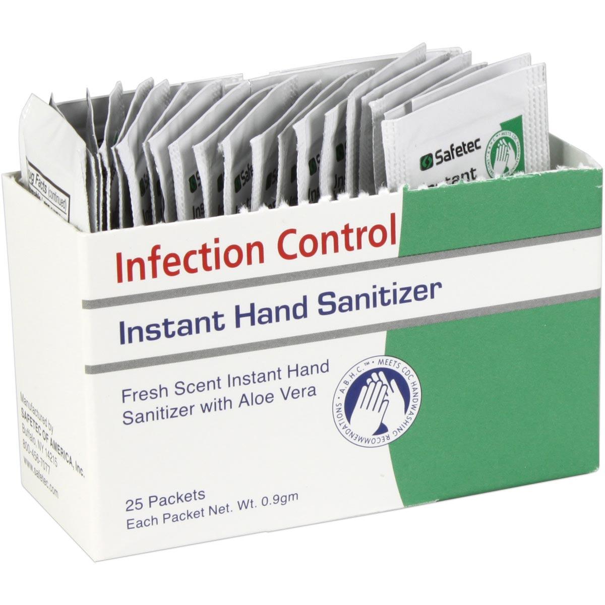 Hand Sanitizer Fresh, .9gm. Pouch, 25 per box image