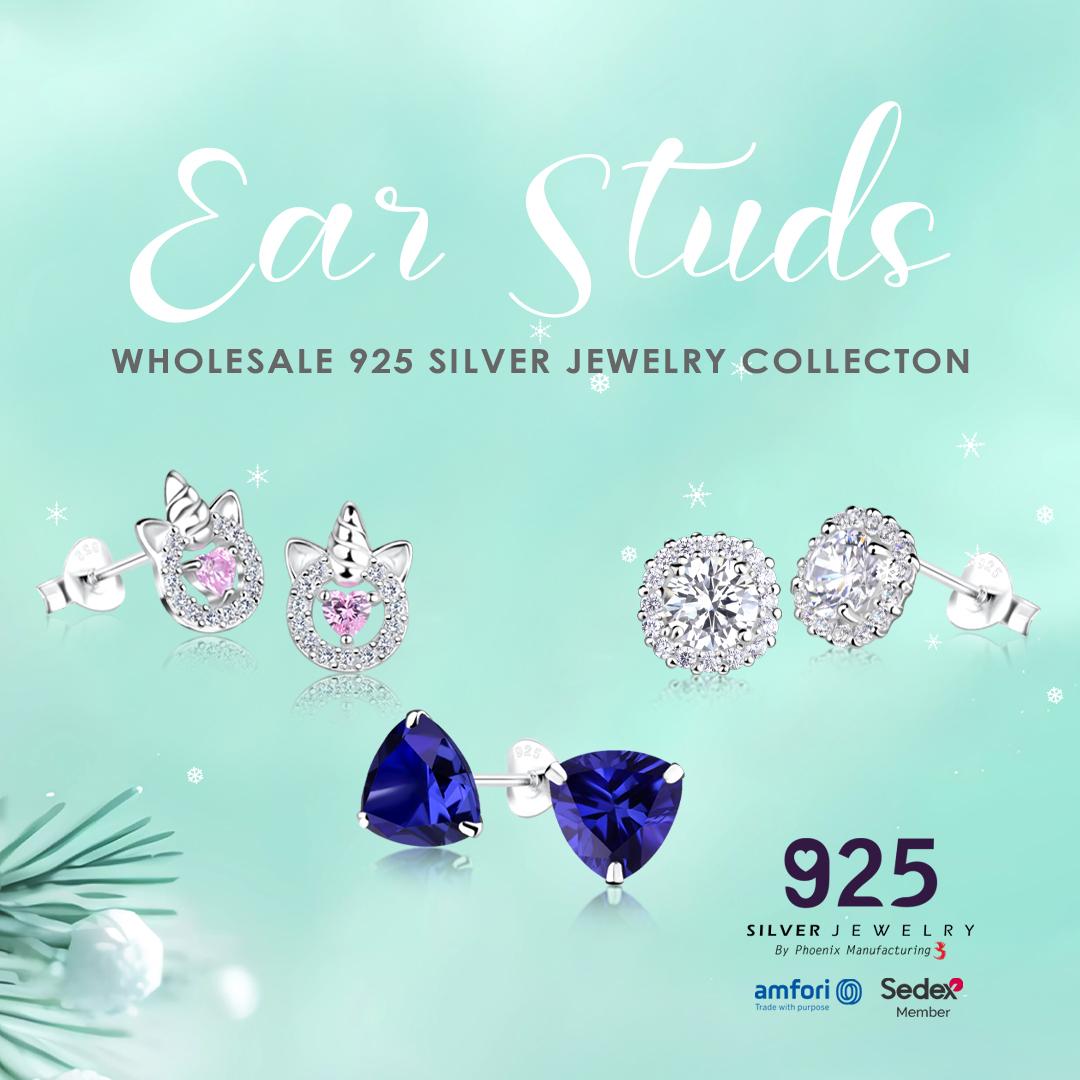 Sterling Silver Studs Earrings image