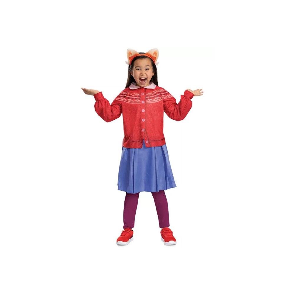 Disguise Turning Red Mei Classic, Headband Leggings w/Attached Skirt Top Child S (4-6X) image