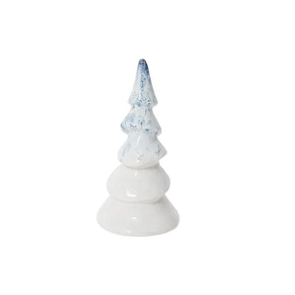 Accent Decor Ceramic Decorah Christmas Tree, 5.5"Dx 11"H