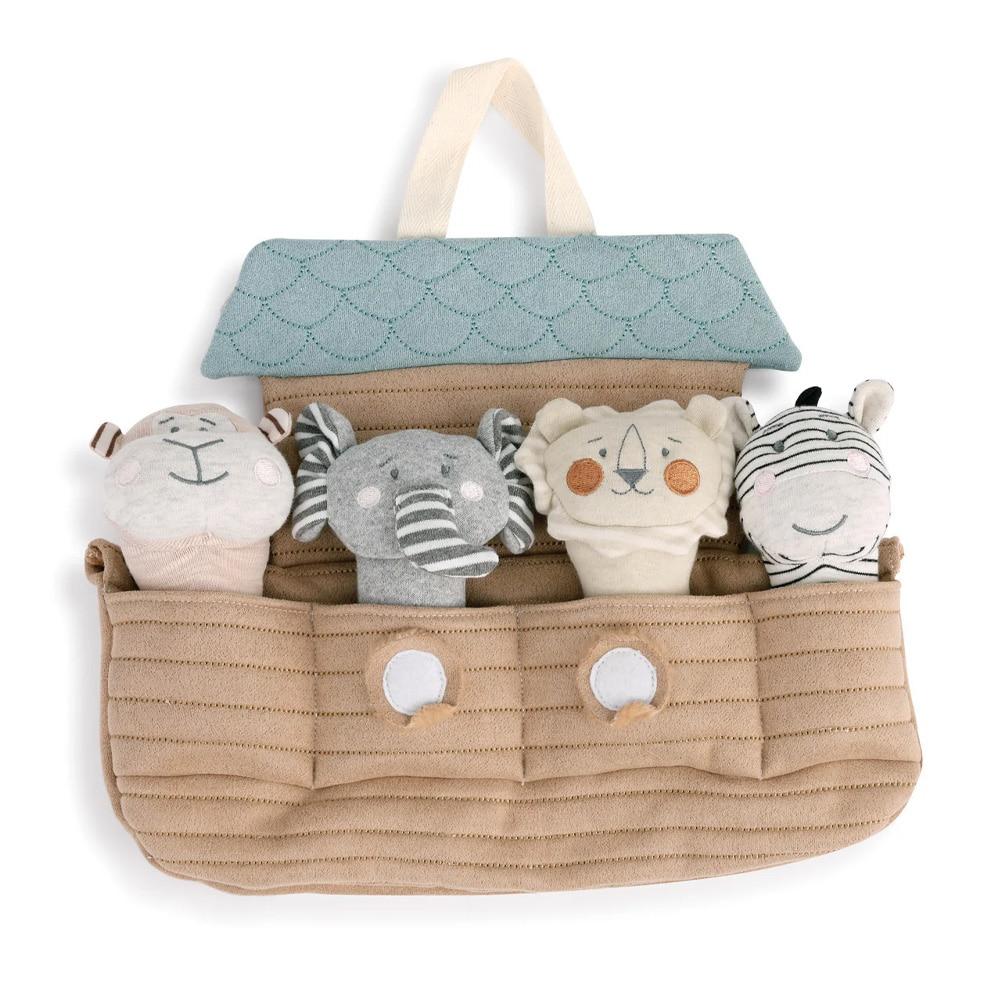 Demdaco Noah's Ark With Squeakers Toys, Polyester, 14"Lx11"H NO ONLINE SALES image