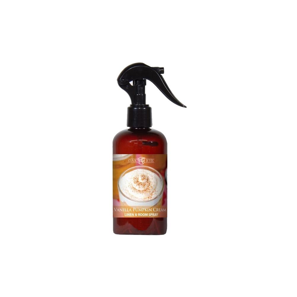Oak & Rye Linen & Room 8oz Spray Bottle Vanilla Pumpkin Cream image