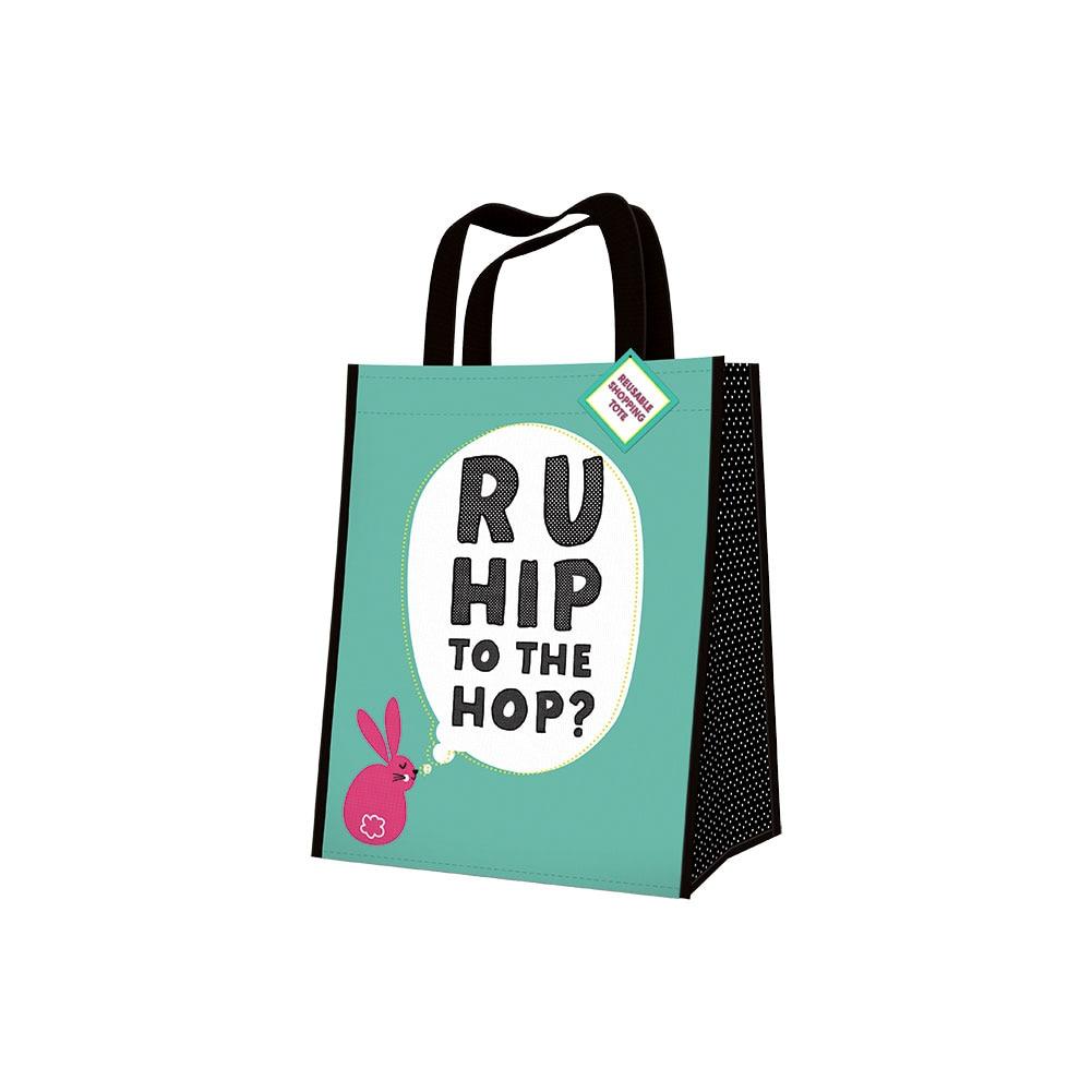 Kane Home Reusable Shopping Tote Easter HIP To The HOP Polypropylene 12x6x15.25H