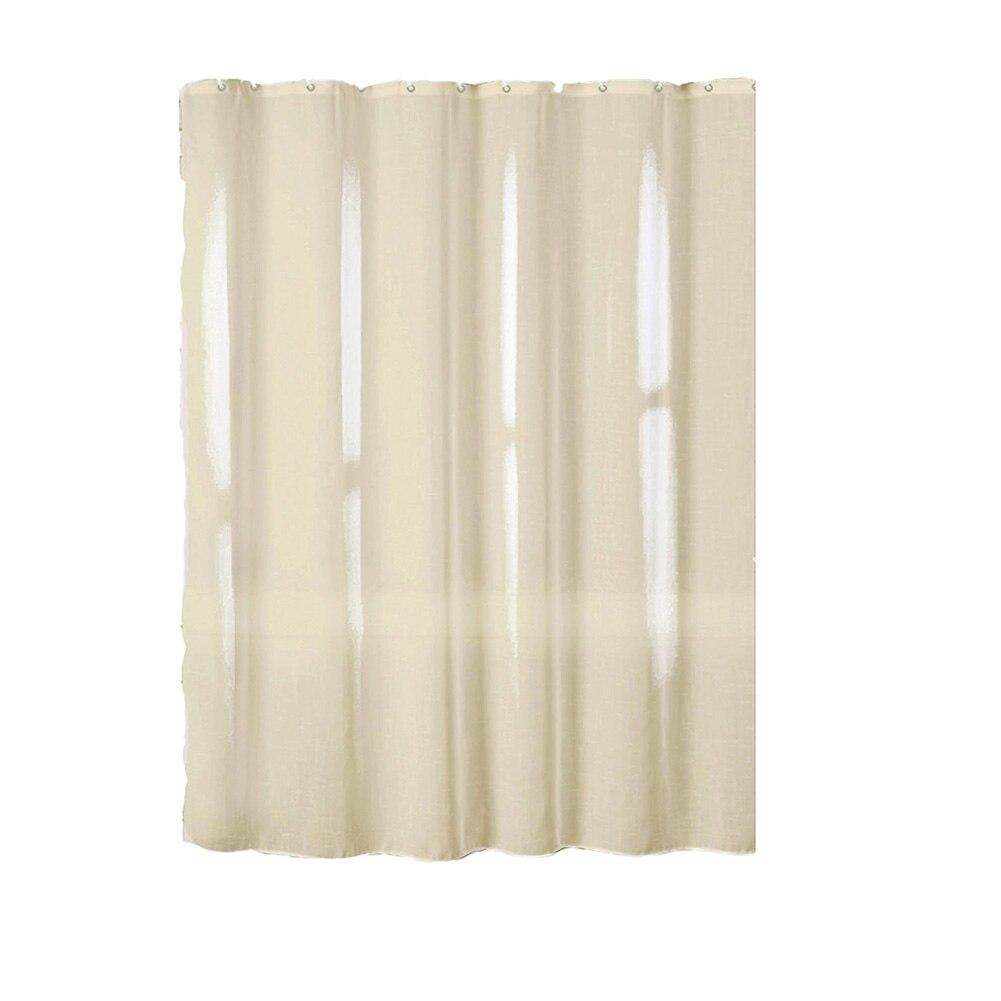 Kane Home Antibacterial Mildew Resistant Shower Curtain, Beige, PEVA, 70"x72" image