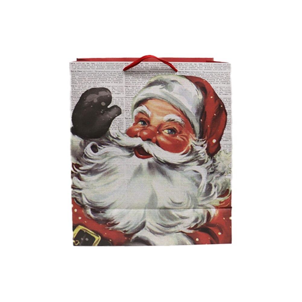 Blueink Dictionary Santa Christmas Gift Bag, Paper, 16" x8"x20"H image