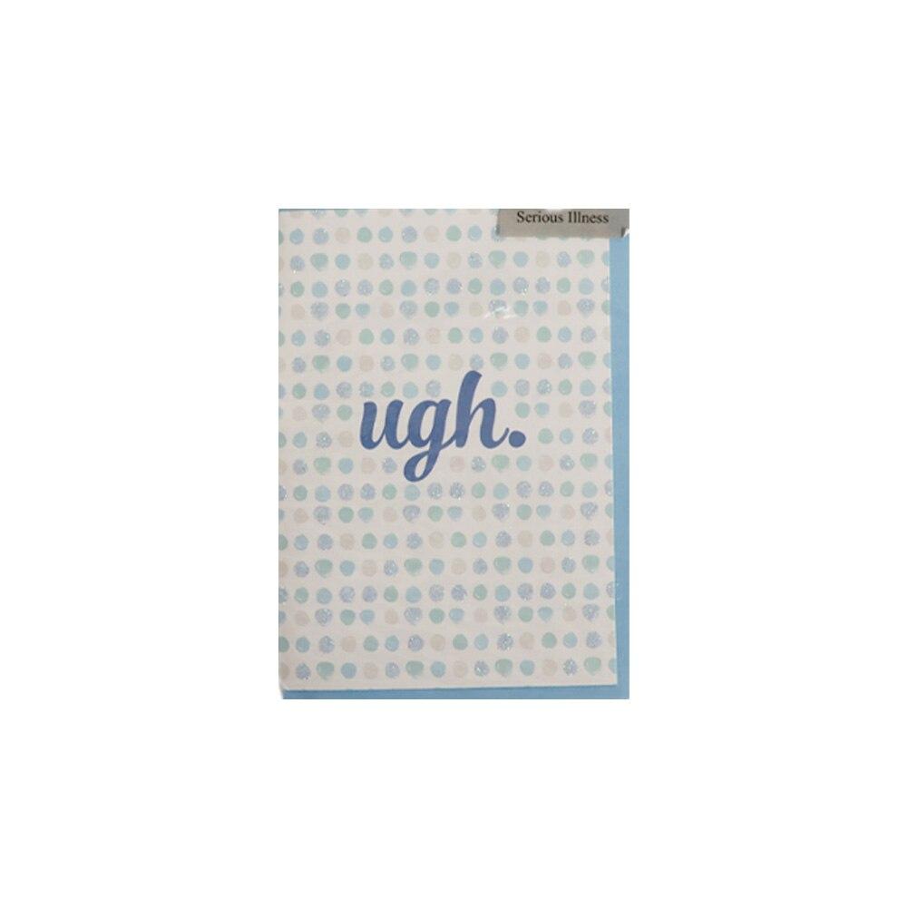 Blueink Ugh Serious Illness Folded Greeting Card w/Envelope, 5"x7" image
