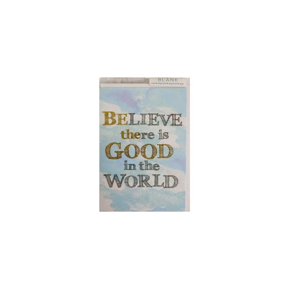 Blueink Good In The World Blank Folded Greeting Card w/Envelope, 5"x7" image