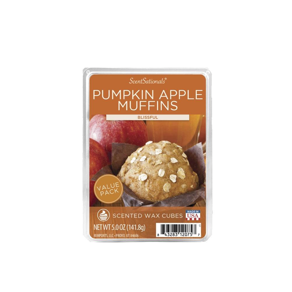 ScentSatationals Scented Wax Cubes, Pumpkin Apple Muffins Value Pack 5oz image