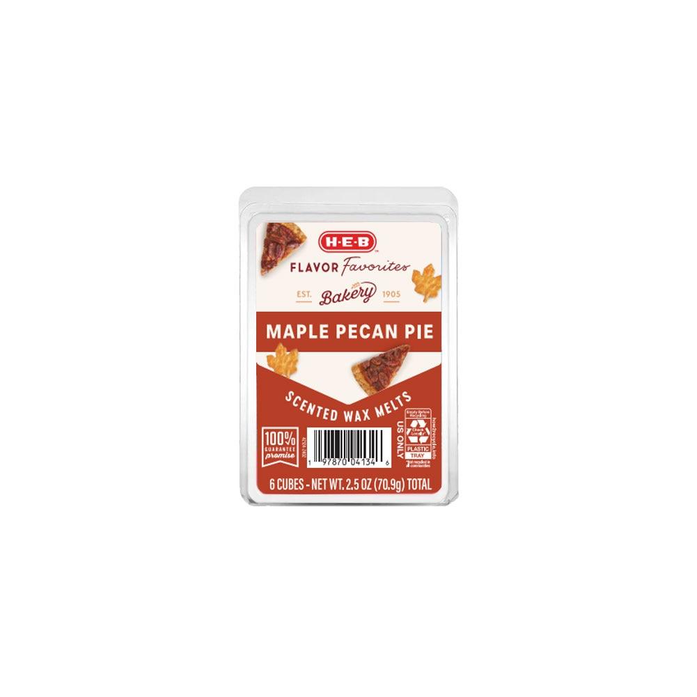 HEB Flavor Favorites Scented Wax Melts, Maple Pecan Pie 2.5oz image