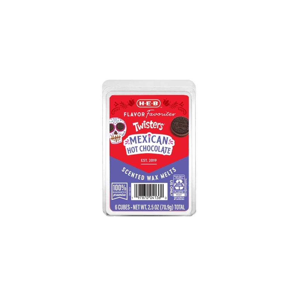 HEB Flavor Favorites Twisters Scented Wax Melts, Mexican Hot Chocolate 2.5oz image