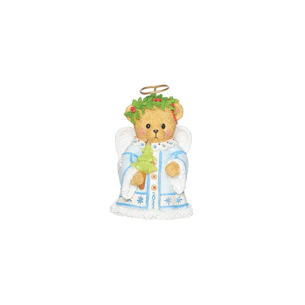 Roman Angel Bell Ornament Cherished Teddies, Resin,2.5"x3.5"H image