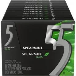 5 Gum Spearmint Rain Gum 15pcs, 10ct image