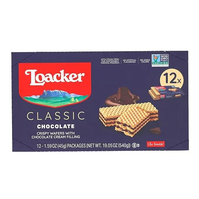 Loacker Classic Chocolate Wafers 1.5oz, 12ct image