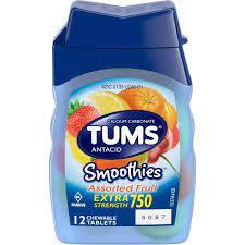 Tums Smoothies Antacid Assorted Fruit 12ct image