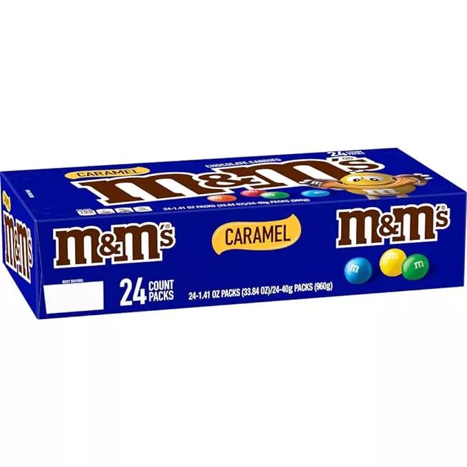 M&M's Caramel Chocolate Candies 1.41oz, 24ct image