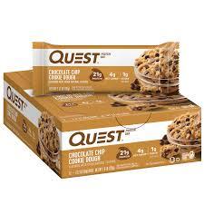 Quest Chocolate Chip Cookie Dough Protein Bar 2.12oz, 12ct image